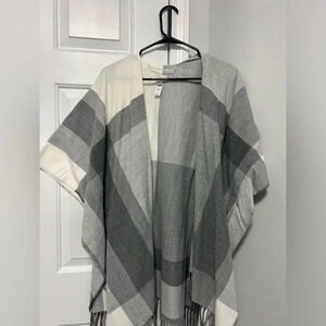 Plaid Poncho